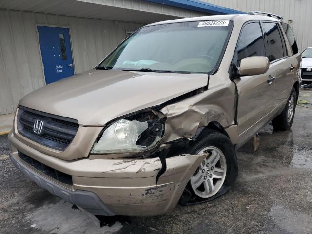 HONDA PILOT EXL 2004 with VIN 2HKYF18524H508616 - Photo from auction