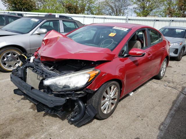 KIA FORTE LX 2015 with VIN KNAFX4A67F5398915 - Photo from auction