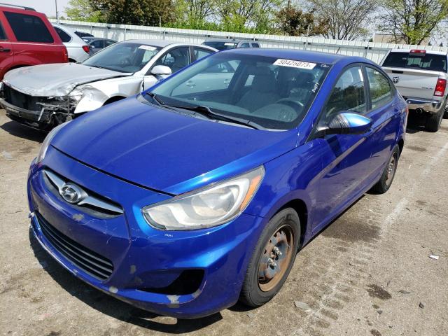 HYUNDAI ACCENT GLS 2013 with VIN KMHCT4AE4DU278562 - Photo from auction