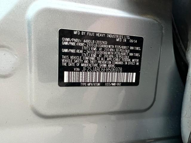 صورة رقم 10 من المزاد - 2015 SUBARU FORESTER 2 مع VIN JF2SJABC6FH506978