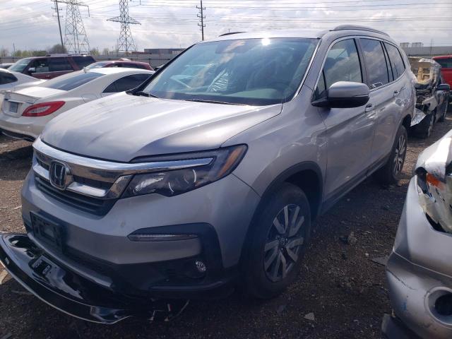 HONDA PILOT EX 2021 with VIN 5FNYF6H39MB019141 - Photo from auction