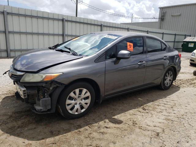 HONDA CIVIC LX 2012 with VIN 2HGFB2F53CH579182 - Photo from auction