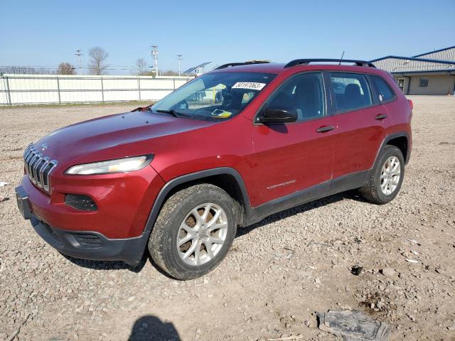 JEEP CHEROKEE S 2015 with VIN 1C4PJMAB5FW764760 - Photo from auction