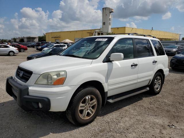 HONDA PILOT EXL 2005 with VIN 2HKYF18725H507839 - Photo from auction