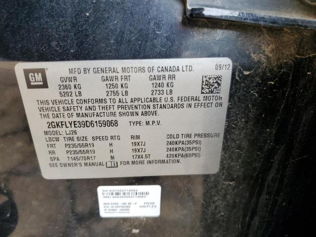 Photo 14 from auction – 2013 GMC TERRAIN DE with VIN 2GKFLYE39D6159068