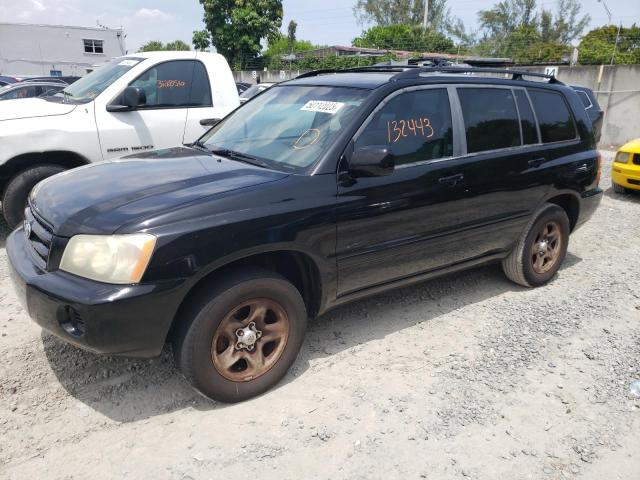 TOYOTA HIGHLANDER 2001 with VIN JTEGD21A310017572 - Photo from auction