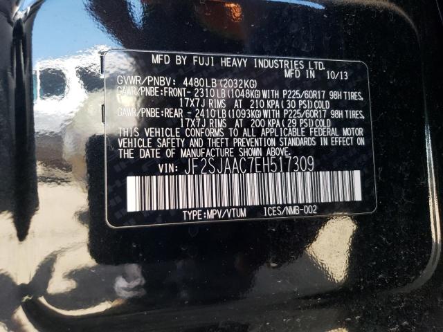 Photo 14 from auction – 2014 SUBARU FORESTER 2 with VIN JF2SJAAC7EH517309