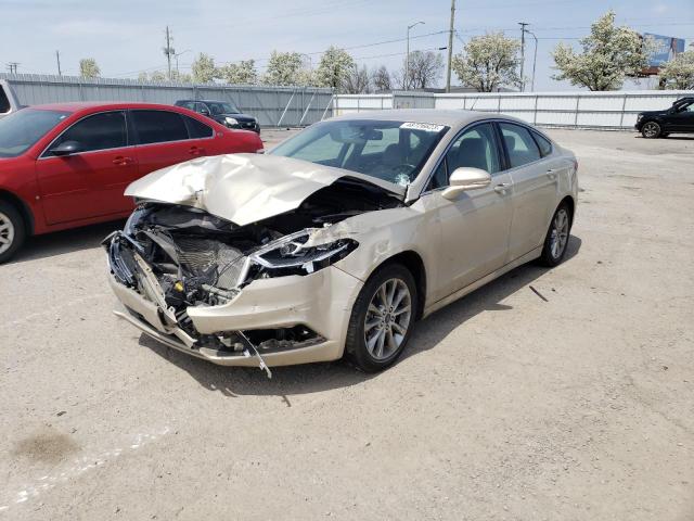 FORD FUSION SE 2017 with VIN 3FA6P0HD7HR311472 - Photo from auction