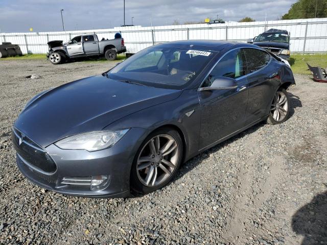 TESLA MODEL S 2015 with VIN 5YJSA1E27FF107840 - Photo from auction