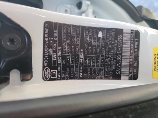 Photo 10 from auction – 2013 LAND ROVER RANGE ROVE with VIN SALVN2BG1DH729766