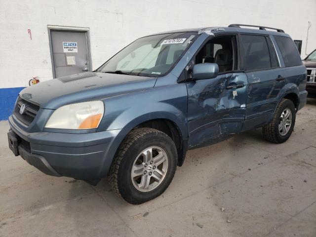 HONDA PILOT EXL 2005 with VIN 2HKYF18515H552897 - Photo from auction