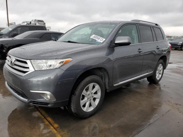 TOYOTA HIGHLANDER 2013 with VIN 5TDBK3EH6DS236285 - Photo from auction