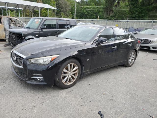 INFINITI Q50 BASE 2014 with VIN JN1BV7AP8EM674737 - Photo from auction