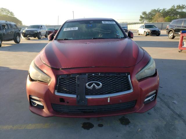 Photo 5 from auction – 2014 INFINITI Q50 BASE with VIN JN1BV7AP9EM675735