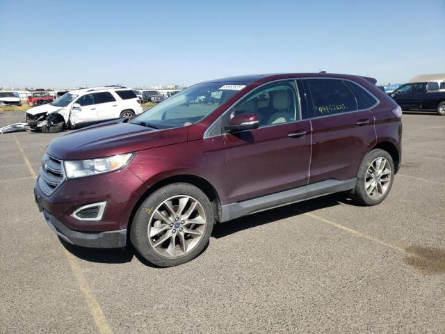 FORD EDGE TITAN 2018 with VIN 2FMPK3K96JBB81199 - Photo from auction