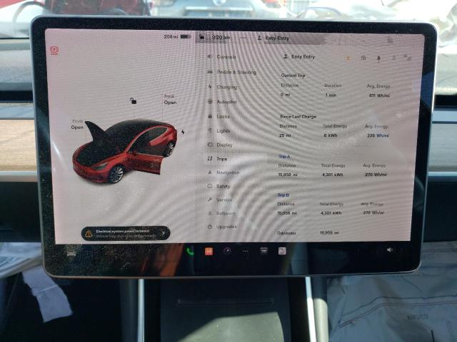 Photo 9 from auction – 2018 TESLA MODEL 3 with VIN 5YJ3E1EB0JF133441
