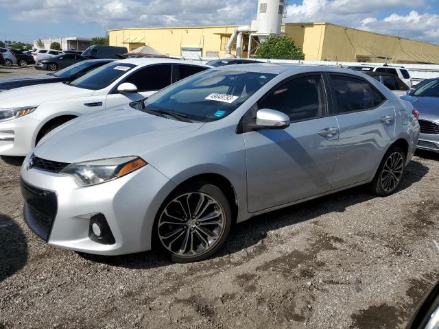 TOYOTA COROLLA L 2015 with VIN 2T1BURHEXFC418517 - Photo from auction