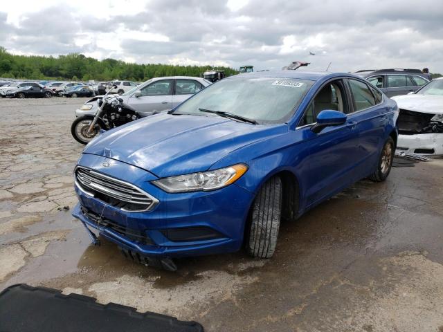 FORD FUSION S 2017 with VIN 3FA6P0G71HR184584 - Photo from auction