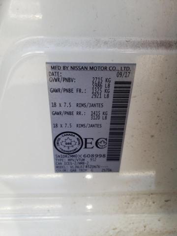 Photo 14 from auction – 2018 NISSAN PATHFINDER with VIN 5N1DR2MM0JC608998