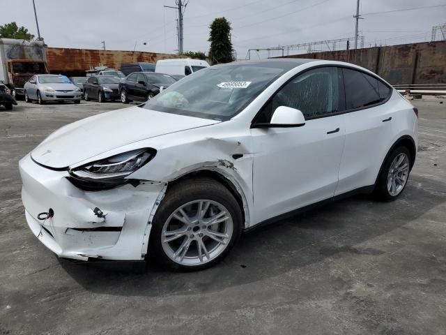 TESLA MODEL Y 2022 with VIN 7SAYGDEE8NF462876 - Photo from auction