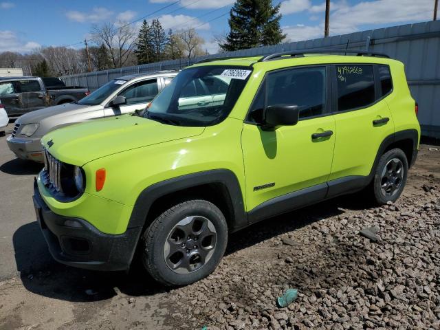 Photo 1 from auction – 2017 JEEP RENEGADE S with VIN ZACCJBABXHPG21130
