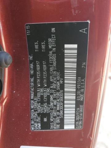 Photo 14 from auction – 2015 TOYOTA SIENNA LE with VIN 5TDKK3DC6FS683076