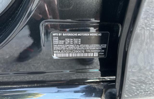 Photo 10 from auction – 2020 BMW M550XI with VIN WBAJS7C01LCD90676