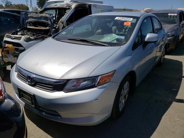 HONDA CIVIC LX 2012 with VIN 2HGFB2F58CH524730 - Photo from auction
