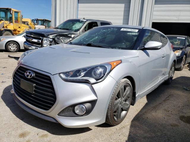 HYUNDAI VELOSTER T 2015 with VIN KMHTC6AE2FU244344 - Photo from auction