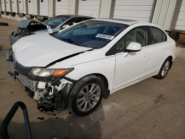 HONDA CIVIC EXL 2012 with VIN 19XFB2F96CE041685 - Photo from auction