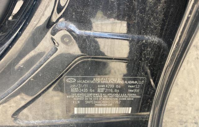Photo 10 from auction – 2011 HYUNDAI SONATA GLS with VIN 5NPEB4AC8BH237762