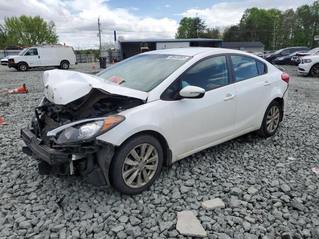 KIA FORTE LX 2014 with VIN KNAFX4A68E5120622 - Photo from auction