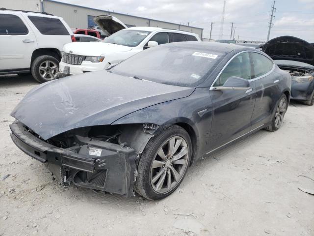 TESLA MODEL S 2015 with VIN 5YJSA1E23FF116650 - Photo from auction