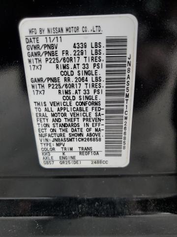 Photo 14 from auction – 2012 NISSAN ROGUE S with VIN JN8AS5MT1CW266858