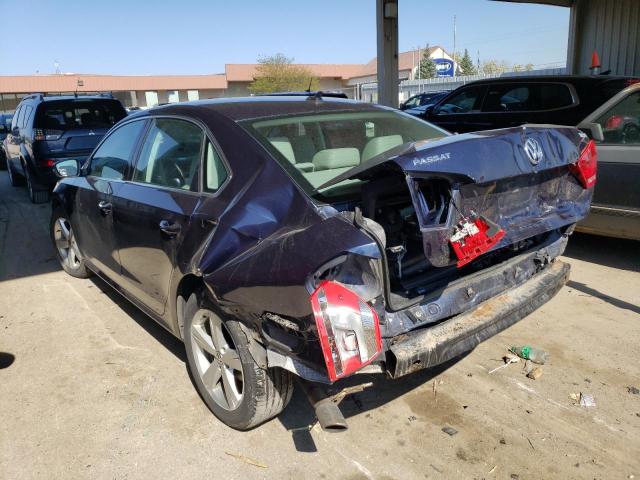 Photo 2 from auction – 2013 VOLKSWAGEN PASSAT SE with VIN 1VWBN7A33DC058441