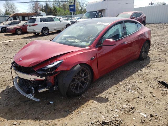 TESLA MODEL 3 2022 with VIN 5YJ3E1EA6NF370058 - Photo from auction