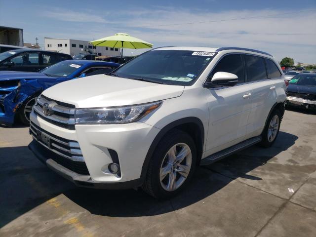 TOYOTA HIGHLANDER 2017 with VIN 5TDYZRFH4HS226206 - Photo from auction