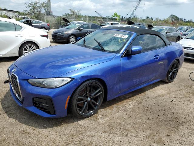 BMW 430I 2022 with VIN WBA23AT05NCJ00079 - Photo from auction