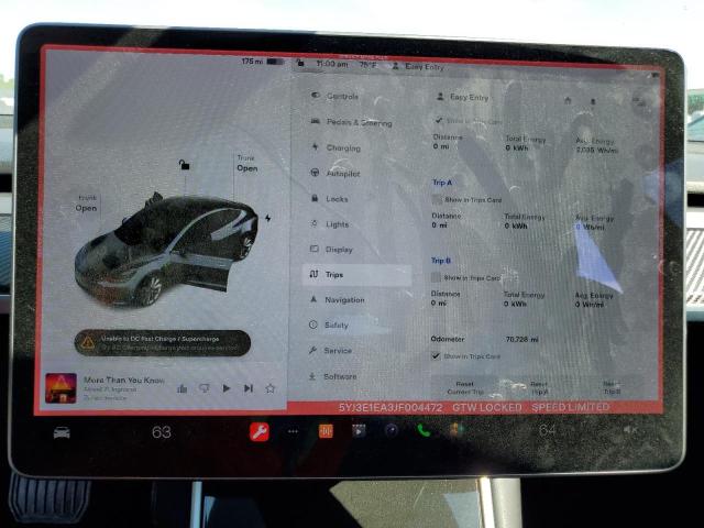 Photo 9 from auction – 2018 TESLA MODEL 3 with VIN 5YJ3E1EA3JF004472