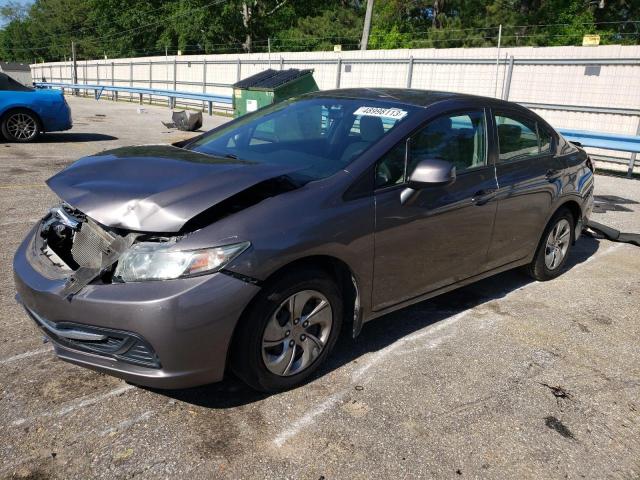 HONDA CIVIC LX 2013 with VIN 19XFB2F50DE049733 - Photo from auction