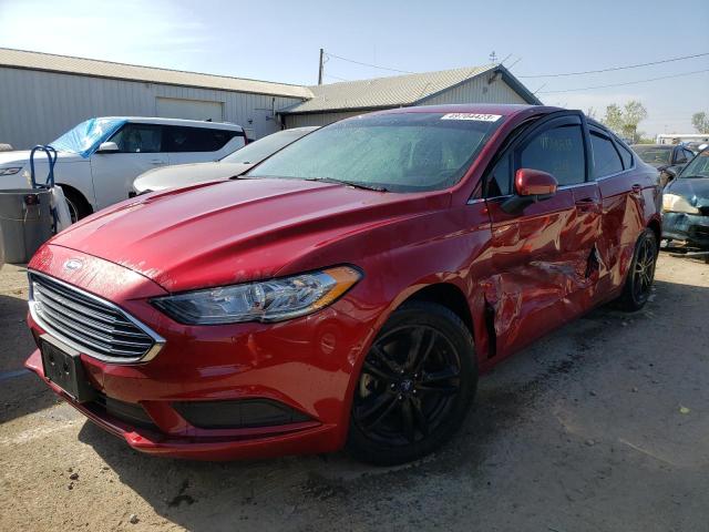 FORD FUSION SE 2018 with VIN 3FA6P0HD3JR239854 - Photo from auction