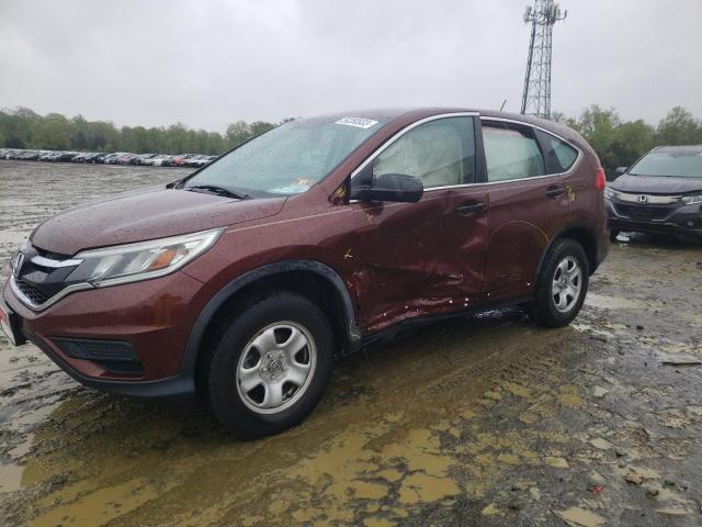 HONDA CR-V LX 2015 with VIN 5J6RM4H39FL059504 - Photo from auction