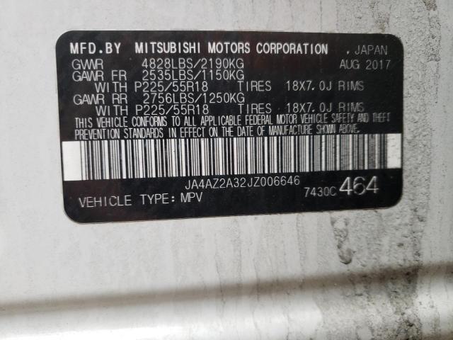 Photo 14 from auction – 2018 MITSUBISHI OUTLANDER with VIN JA4AZ2A32JZ006646