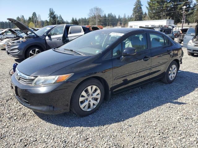 HONDA CIVIC LX 2012 with VIN 19XFB2F57CE352801 - Photo from auction