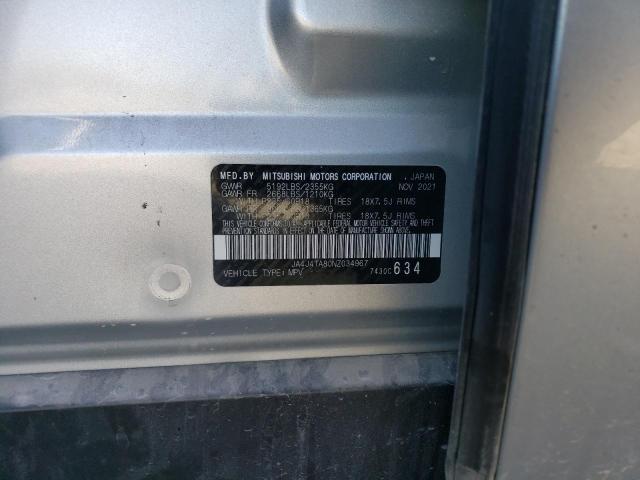 Photo 14 from auction – 2022 MITSUBISHI OUTLANDER with VIN JA4J4TA80NZ034967