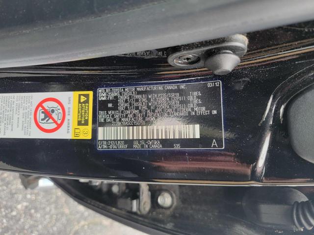 Photo 10 from auction – 2012 LEXUS RX 350 with VIN 2T2BK1BA5CC150755