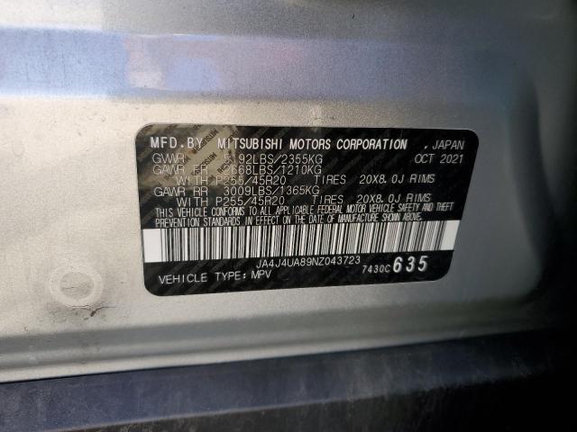 Photo 14 from auction – 2022 MITSUBISHI OUTLANDER with VIN JA4J4UA89NZ043723