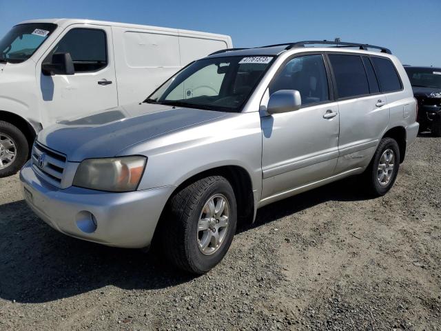 TOYOTA HIGHLANDER 2005 with VIN JTEGP21A450055115 - Photo from auction