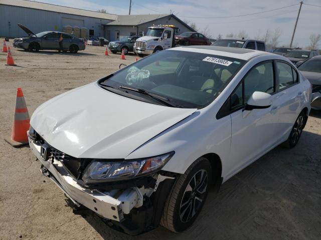 HONDA CIVIC EX 2013 with VIN 19XFB2F86DE037600 - Photo from auction