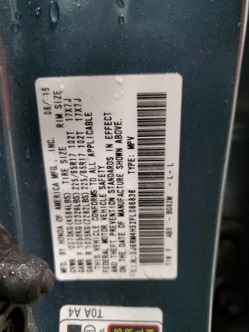 Photo 14 from auction – 2015 HONDA CR-V EX with VIN 5J6RM4H52FL086836